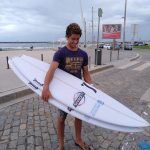 Nilton Freitas a competir na Liga MEO Surf